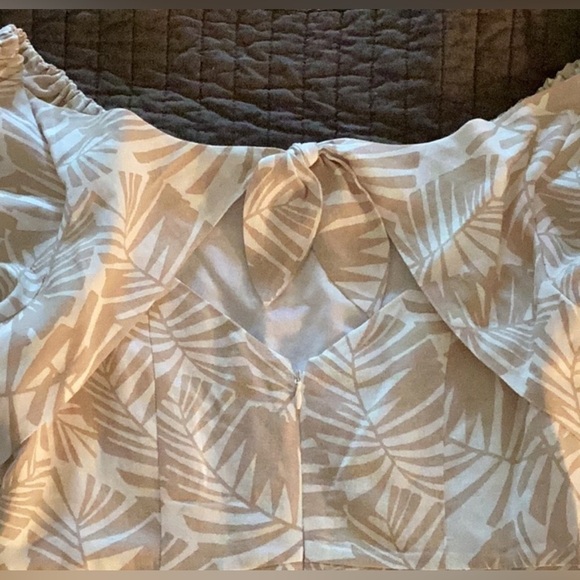 Loft Palm Print dress women’s  size 8 preowned but in great condition - Picture 2 of 16